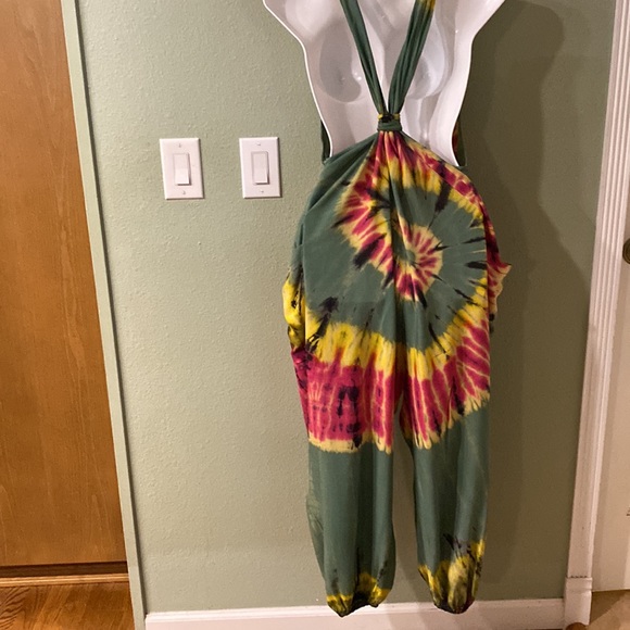 Tie-Dye Hippy Jumpsuit - Picture 4 of 5